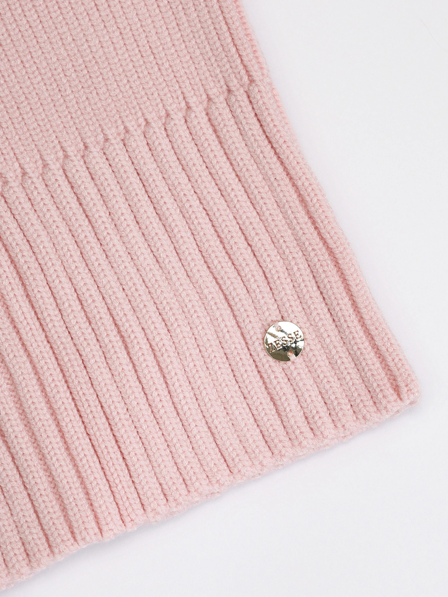 Шарф-снуд голубого цвета